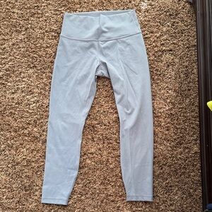 lululemon athletica woman’s Light Gray Leggings.